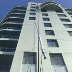 abseiling painting